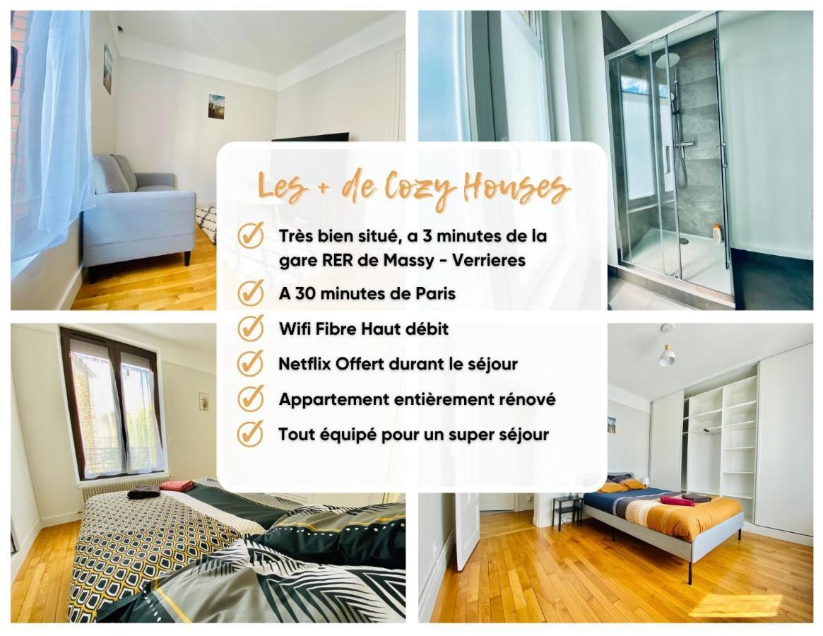 Cozy Appart'3 - Centre Ville & Proche Gare - Cozy Houses มัสซี ภายนอก รูปภาพ